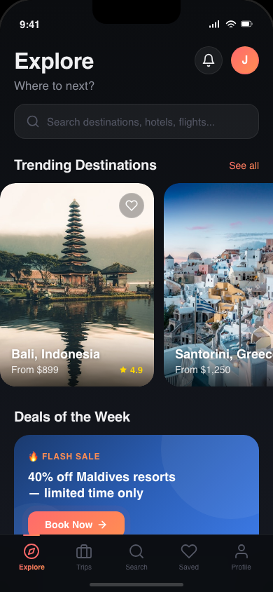 Travel app